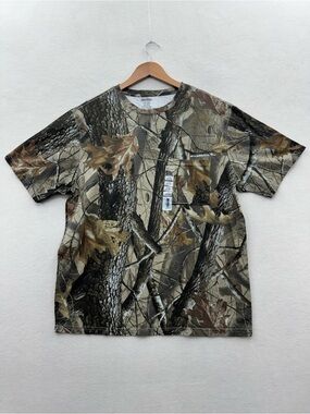 Outfitters Ridge T-Shirt Mens Large Camo Realtree Hardwood NWT
